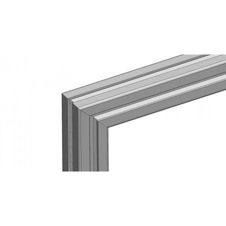 Angle cut according to plan - series 20 profiles - Systéal