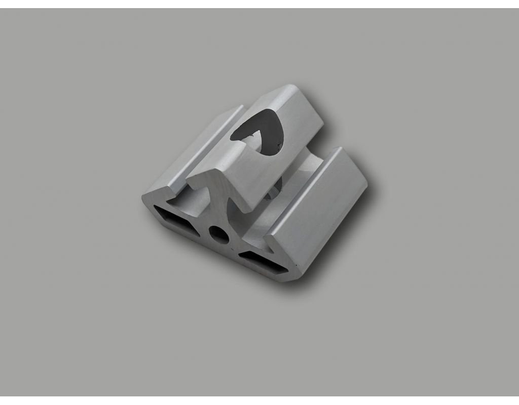 2-way 45° connector - profiles 40 - Systéal