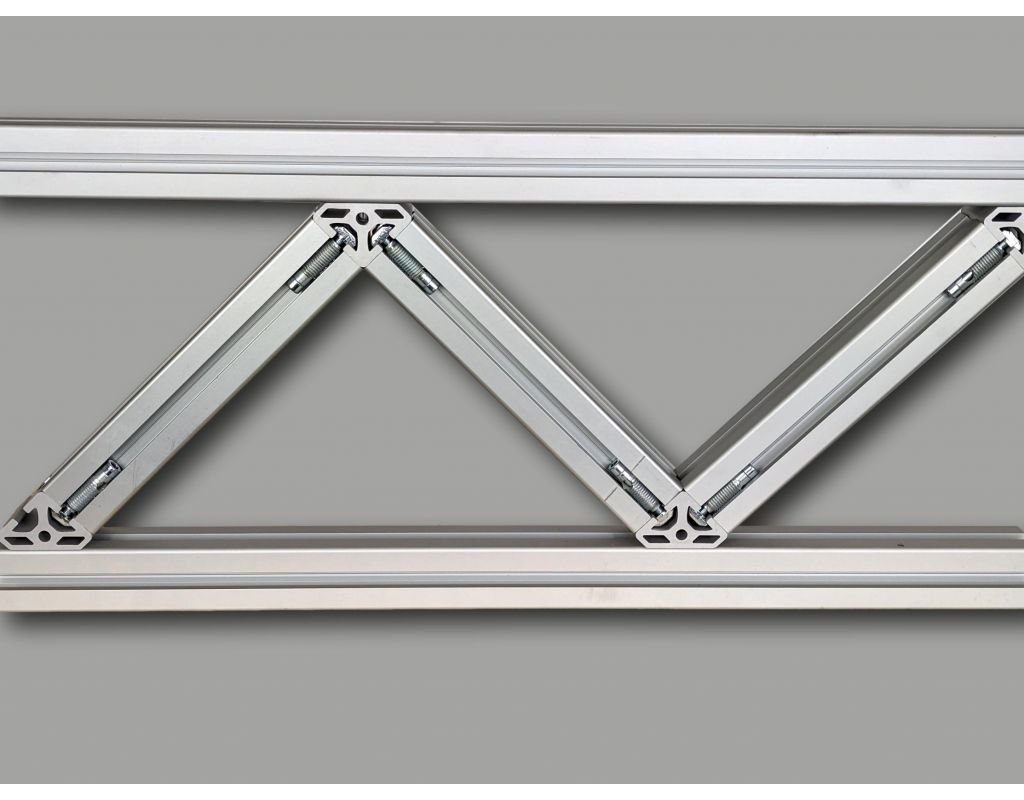 2-way 45° connector - profiles 80 - Systéal