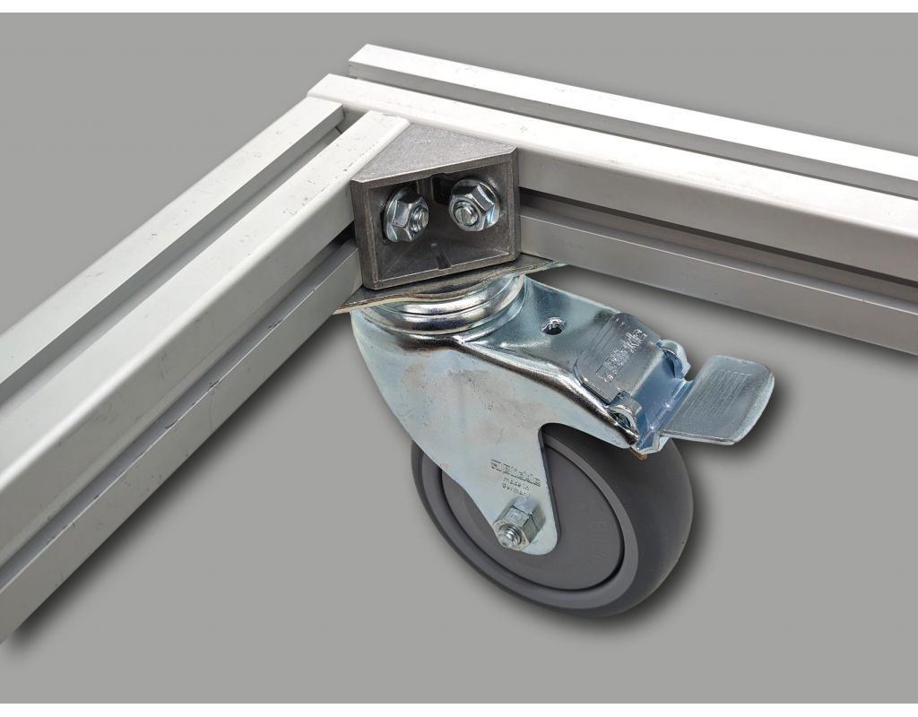 Roulette Fixe TENTE Diamètre 100mm - Charge 75kg - Réf 3478 - Neuf