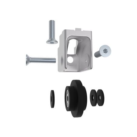 Sliding door guide connector for 30 profiles with 8 mm slot